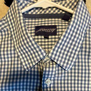 Light Blue and White Gingham Button Down